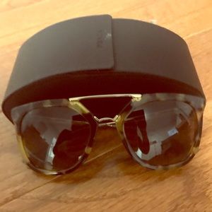 Prada tortoise shell glasses